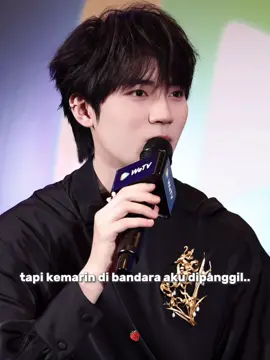 biasa di china dipanggilnya nama, di sini dipanggil 'yiran ge'  dan dia ngerasa itu gemes bgt 🥹🤏🏻 #zhouyiran #wetvalwaysmore #chineseactor #fyp 