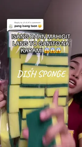 Replying to @J's & K grabe pam!gay ang presy0😭 #sponge #dishwashingsponge #spongesqueezing #spongedishwashing 