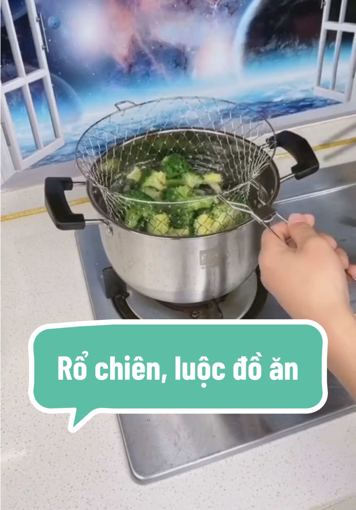Đồ gia dụng tiện ích| Rổ chiên, luộc thức ăn #dogiadungtienich  #dogiadungthongminh  #dogiadungtrongnha  #rochiendanang  #caigicungco 