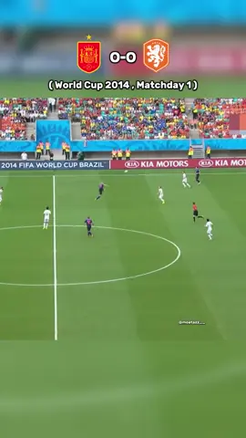 Netherlands 5 - 1 Spain (2014) #footballtiktok  #fifaworldcup2014 