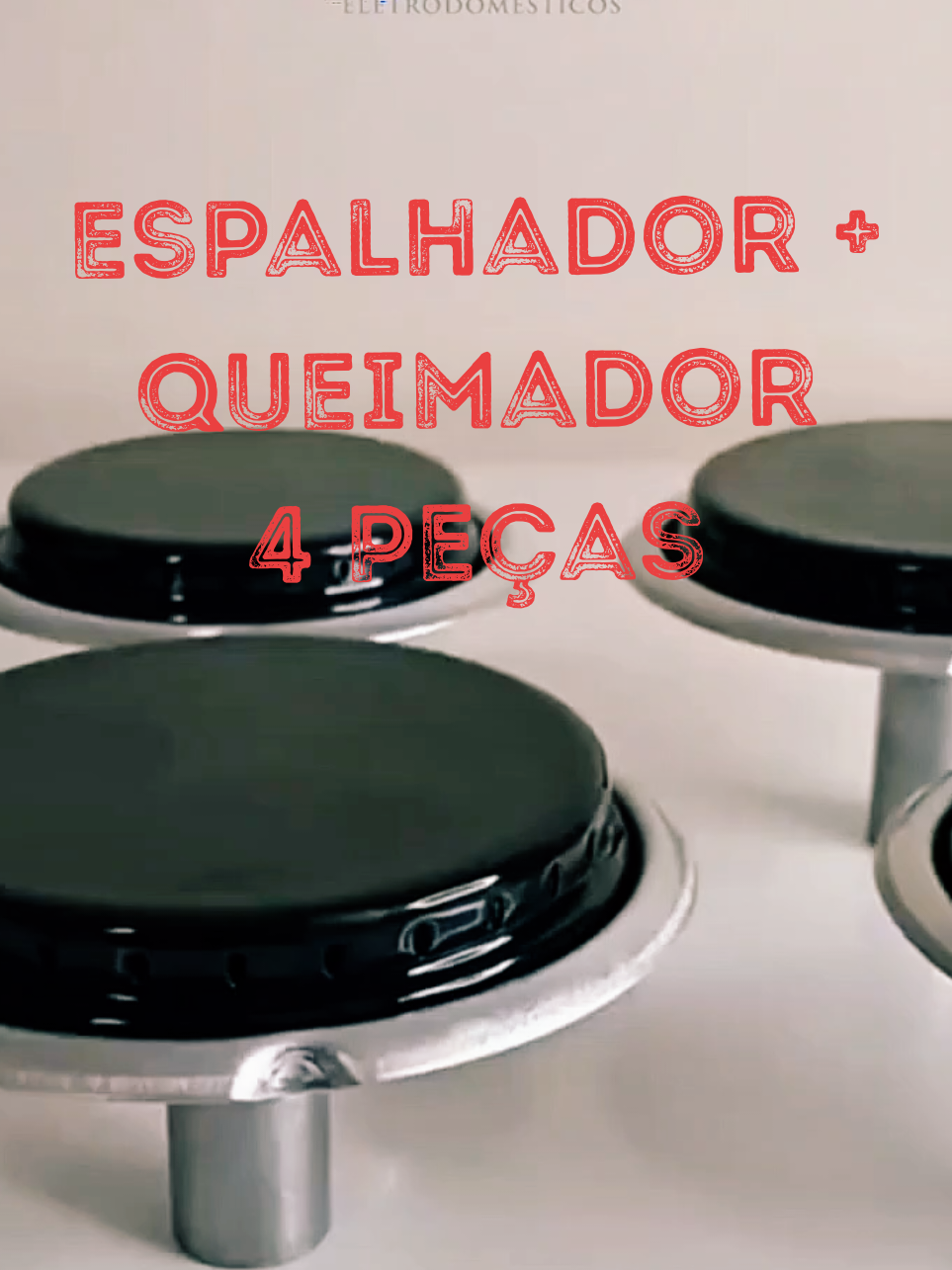 Espalhador + Queimador 4 peças.  Para fogão: Esmaltec Veneza/ Bali/ Ágata/ Munique/ Caribe. Compre Agora pelo Id: BRW-EPZ-KDD. Ou copie e cole o link do primeiro comentário.  #fogão #espalhador #Queimador #cozinha #coisadecasa 