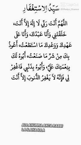 #creatorsearchinsights #doa syayidul istighfar ful Siapa Amalkan doa ini insyaallah haram masuk Neraka 