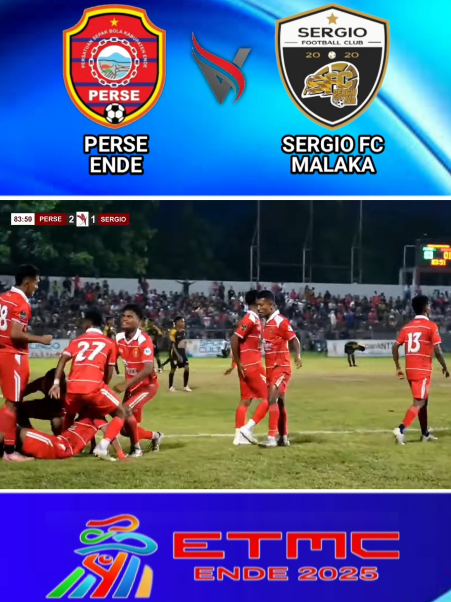 Gol Penutup Dari ADRYAN RAUF !! PERSE Ende Menang Telak 3-1 Atas SERGIO FC ETMC 2025 #etmc2025 #perse #nttpride🏝🔥 #football #footballtiktok 