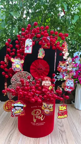 SET LÀM CHẬU ĐÀO ĐÔNG CHƯNG TẾT CÓ TẶNG ĐÈN CHỚP #linhlacquann #chaudaodong #tet2026 #xuhuong 