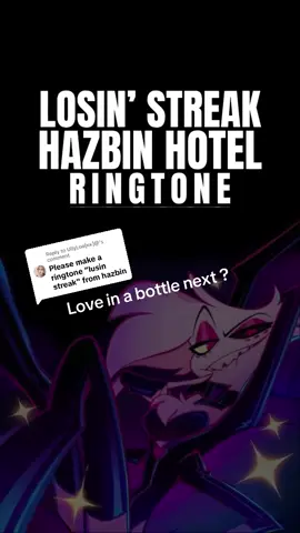Replying to @UllyLoo[кк]@ Losin’ Streak Hazbin Hotel Marimba Ringtone (link in bio) #hazbinhotel #losingstreak #angeldust #huskhazbinhotel #hazbinhotelangeldust 