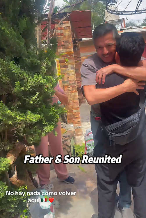Father and son reunited.No matter how long I’ve been away from home, I always miss my dad’s hugs.#Son#Dad#Reunion#SurpriseVisit#ComingHome#FamilyLove#Heartwarming#ForYou#Viral