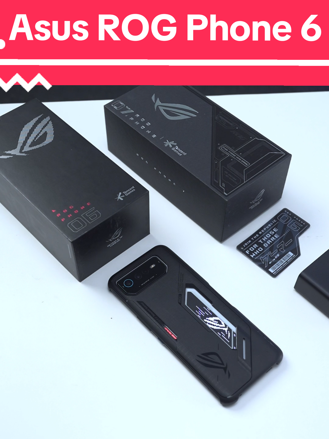 Asus ROG Phone 6 (ReUnboxing) Unboxing ASMR #fyp #asus #rog 
