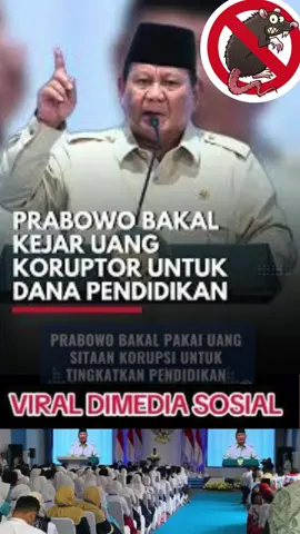 Presiden Prabowo Subianto menegaskan bahwa pemerintah akan mengejar koruptor dan menggunakan uang sitaan untuk meningkatkan kualitas pendidikan. Ia menekankan bahwa tidak boleh ada daerah yang tertinggal dan kualitas pendidikan harus merata. Saat meluncurkan smartboard di SMP Negeri 4 Bekasi, Prabowo mengatakan digitalisasi pembelajaran menjadi salah satu cara untuk mempercepat peningkatan mutu pendidikan di seluruh Indonesia.