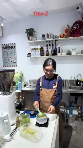 THE WAY GEN Z WORK #kaitocoffeebakery #fyp #matcha #baktok #coffee 