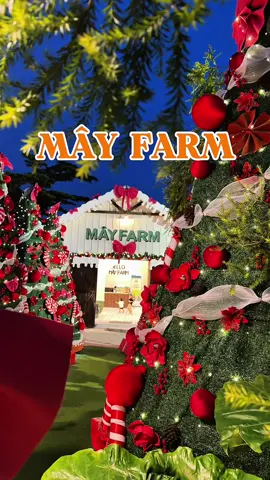 Noel ở Mây Farm đẹp quá chừng luôn rồi 😍😍 #mayfarmquan7 #cafecheckin #quancafedep #saigondidau 