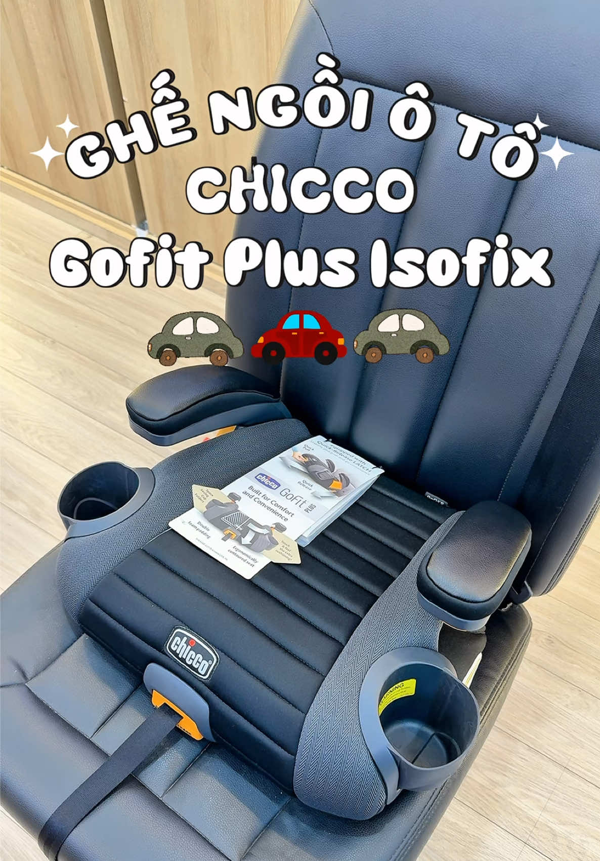 🚗 Thêm 1 lựa chọn cho các embe từ 4 tuổi 🚗 Ghế ngồi ô tô Chicco Gofit Plus isofix ✌️👶🏻 #reviewbimsua #monniekids #ghengoioto #gheotochobe #chicco 