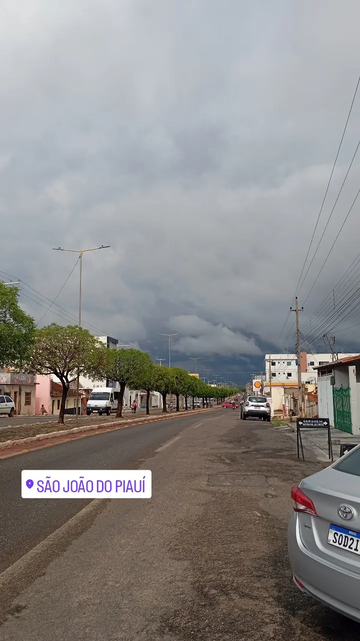 chuva está vindo!