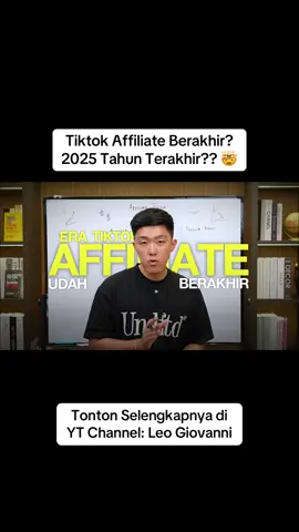 Era Tiktok Affiliate Sudah Berakhir! Kalau….. #fypspecialist #tiktokaffiliate #carafyp #leogiovanni #trikfyp 