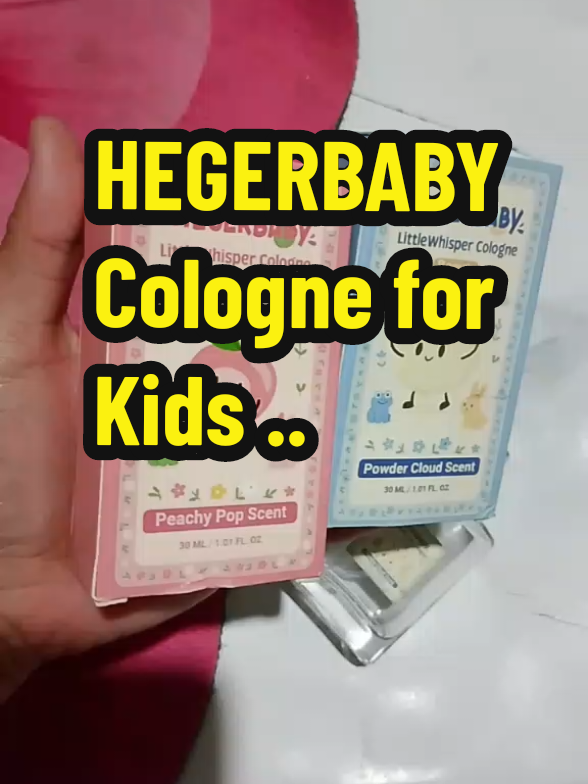 Replying to @exiekar  get urs!!  #hegerbaby #hegerbabyph #perfume #forkids 