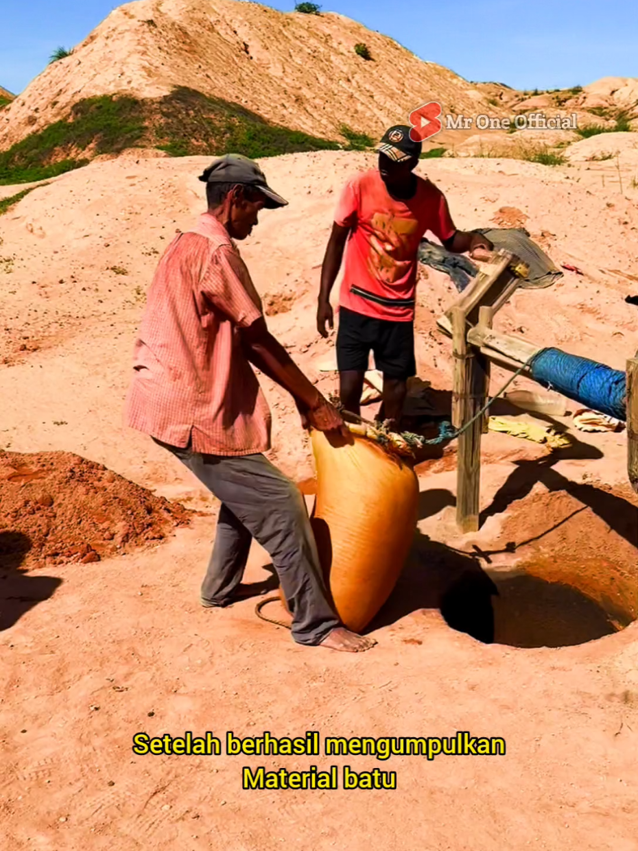 cara tradisional menambang permata #gemstone 