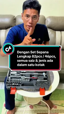 Dengan Set Sepana Lengkap 82pcs / 46pcs, semua saiz & jenis ada dalam satu kotak.#setsepana #sepana82pcs 