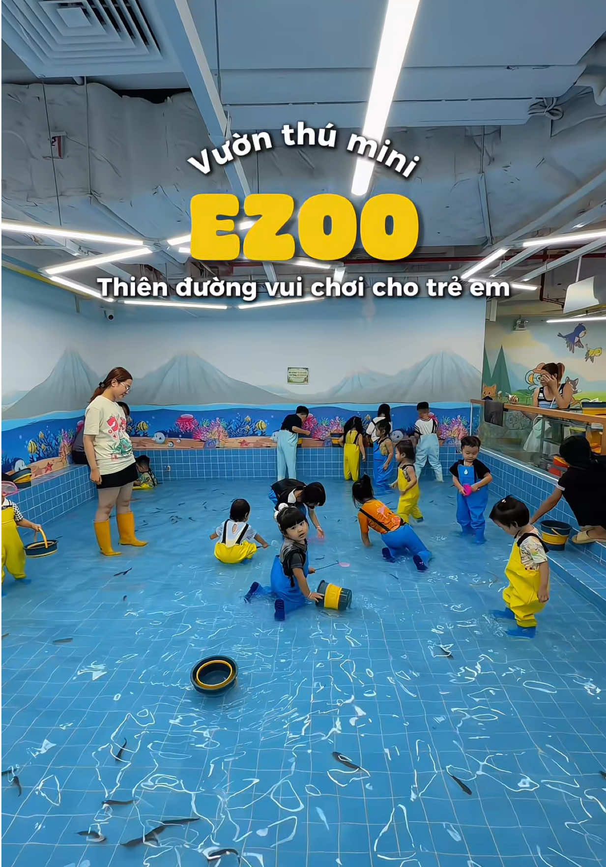 Vườn thú mini siêu vui nhộn cho các bé ngay Vincom Plaza quận 10 #diadiemvuichoi #saigon #ezoo #khuvuichoichobe #huongnoilamphim 