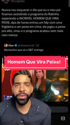 Homem Que Vira Peixe! #topdeztv 