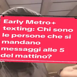 Why are all these METRO passengers texting at 5:30 am..Seriously, who's awake this early,apart from us? #wmatA  #metro 