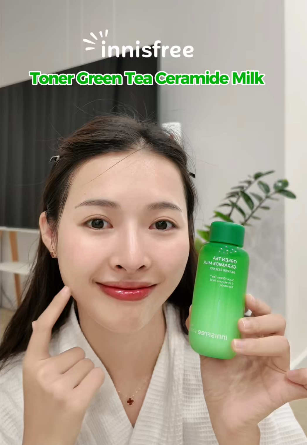 Toner mới cho ra mắt của Innisfree nè mấy bà oki lắm #innisfree #GreenteaCeramideMilk #milkytoner #greenteainnisfree #innisfreevietnam 