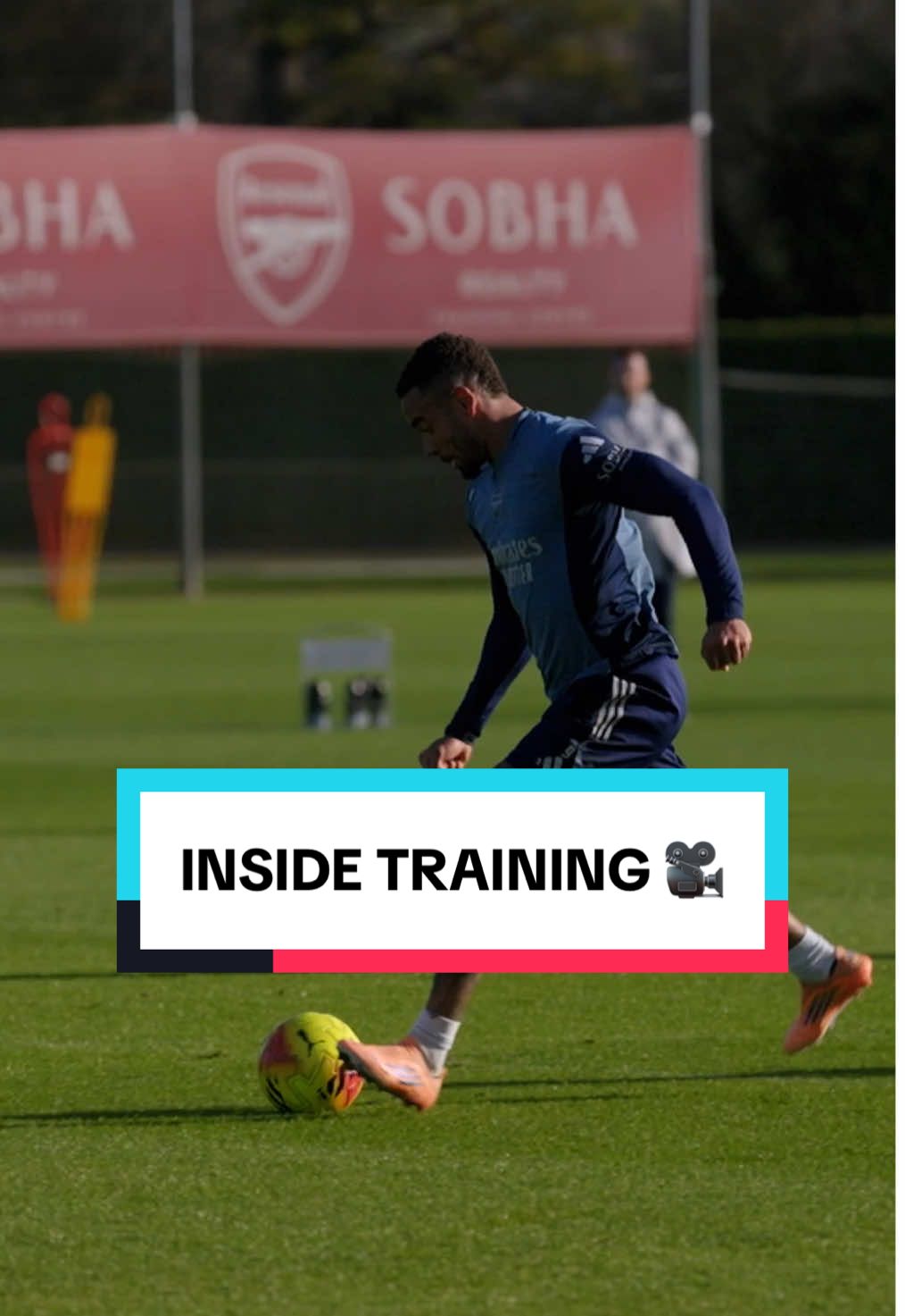 Finding his touch 🇧🇷 #arsenal #afc #training #gabrieljesus 