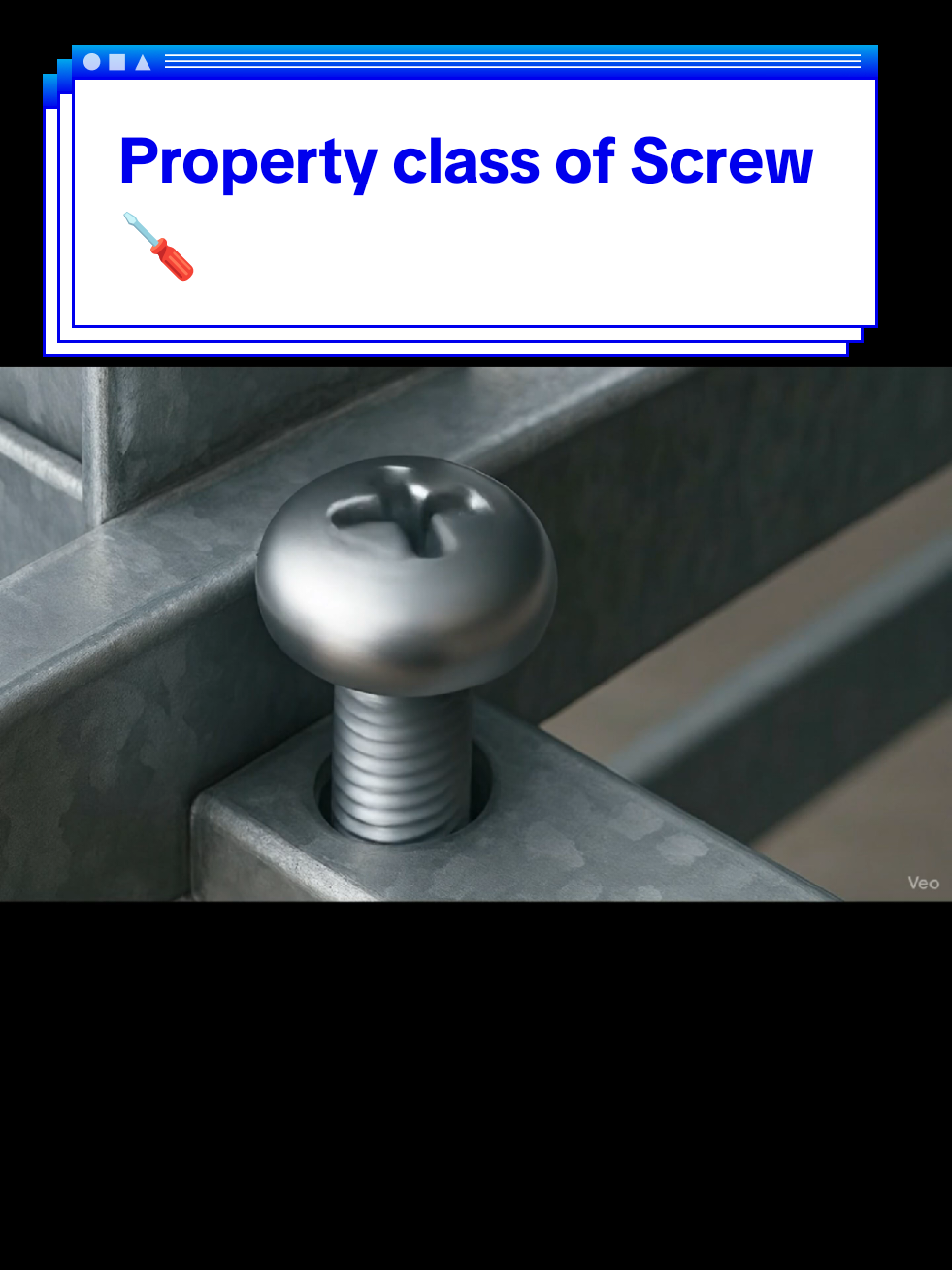 Describing property class numbers of screws using the clock face system #foryou  #engineering 