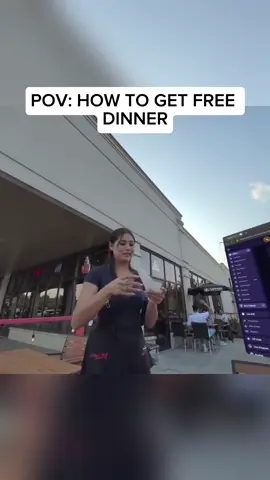 FREE DINNER TASTES BETTER…