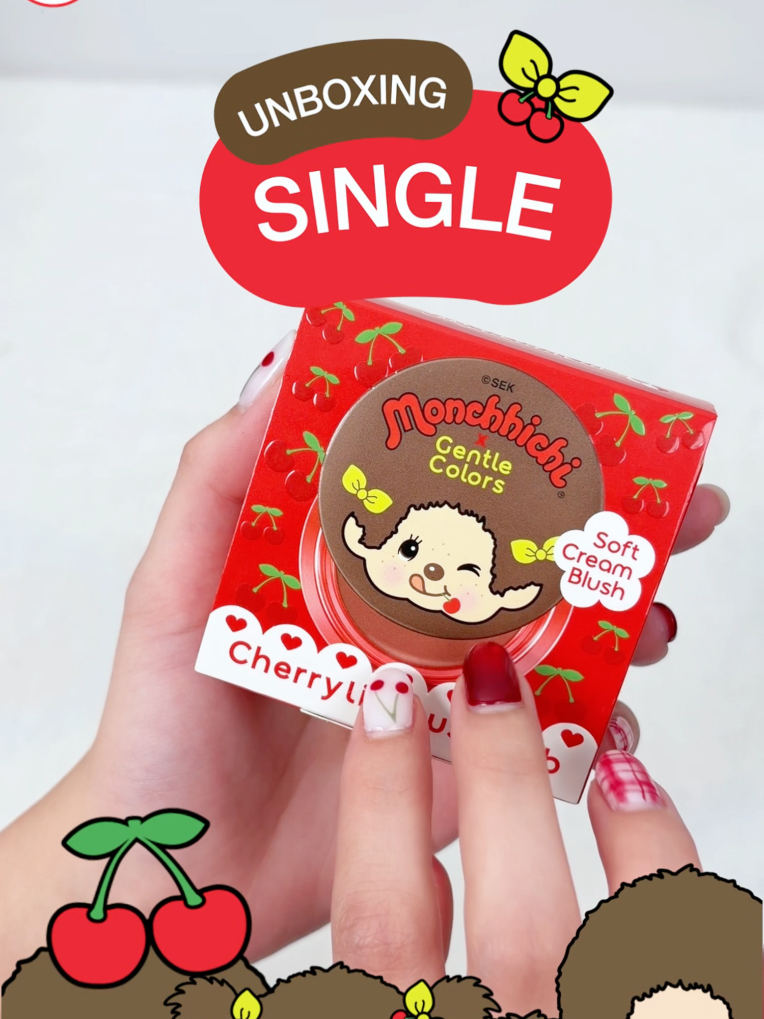 แกะกล่อง Single แบบน่ารัก ๆ 💖 Cream-to-Powder ผิวฉ่ำ แก้มฟุ้ง 🍒Soft Cream Blush 01 Champagne – ชมพูนม 02 Kiss – ชมพูหวานละมุน 03 Cherry – แดงเชอร์รี่ 04 Peach – ส้มพีช 05 Guava – ชมพูอมส้ม 06 Toast – น้ำตาลอบอุ่น ✨Soft Cream Highlighter 01 Rose – ชมพูประกาย 02 Honey –ทอง ประกาย 🔥รอกดเลย 21.11.2025 เวลา 00.00 AM #GentleColors #cherryliciuosclub #monchhichixgentlecolors #Monchhichi #ม่อนชิชิ #fyp #DiverseBeautyHappyIndividuals