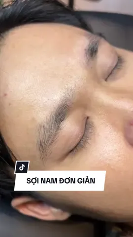 Đuôi chân mày bị cụp? #phunxamthammy #phunxamsaigon #tranhongthuypmu #sợihairstrokes #chanmaynam 