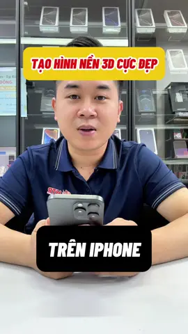 Cách tạo hình nền 3D cực đẹp trên iPhone  #iphonetuyenquang #iphonechinhhang #iphonegiare #reviewiphone #phukientuyenquang #htrstore #xuhuong 