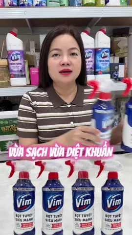 Xịt vệ sinh bồn cầu VIM bọt tuyết #vimbottuyetsieumanh #hoptaccungunilever #CleanTok #LifeHack #cleaninghack 
