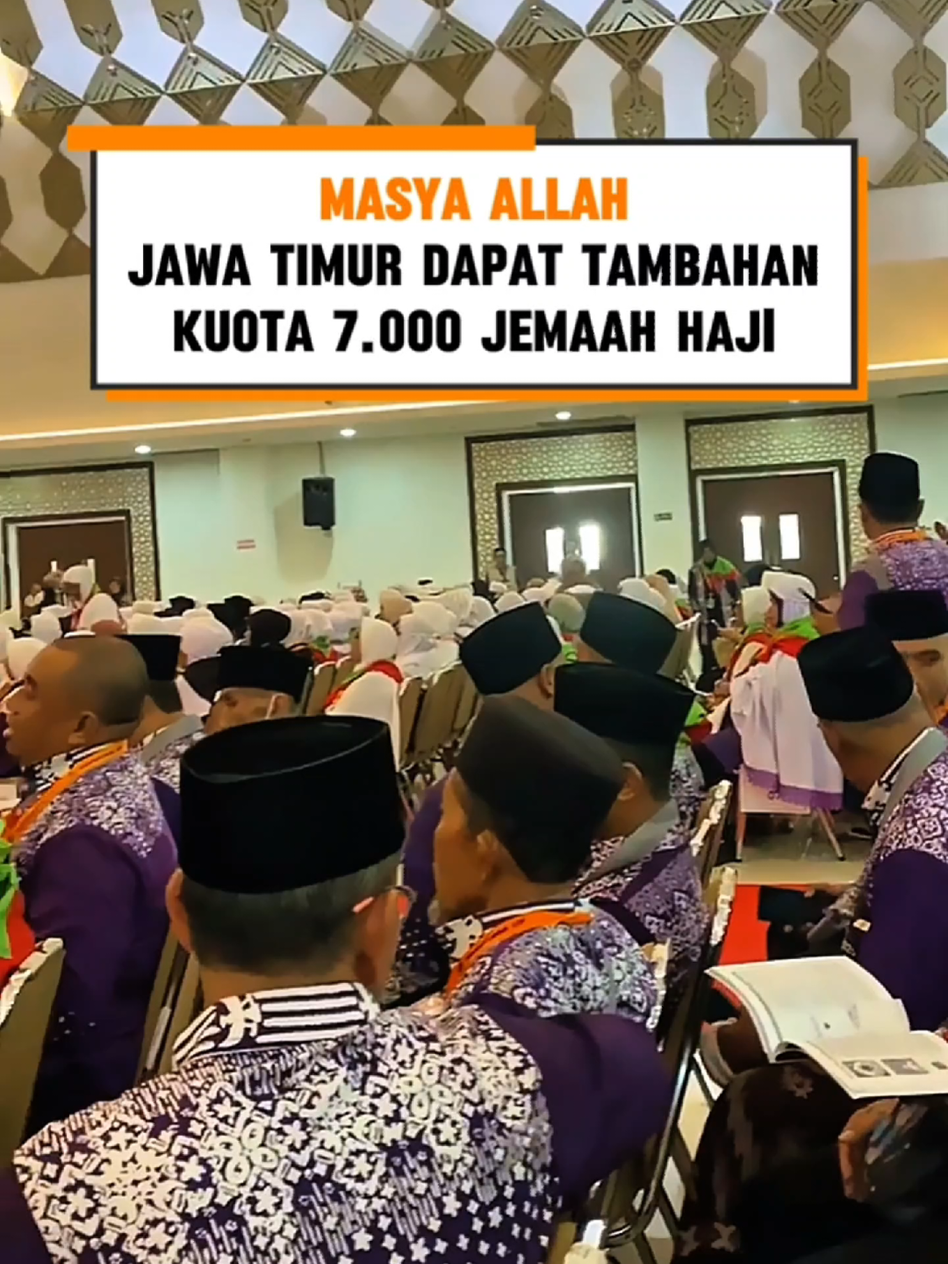 Jawa Timur Dapat Tambahan Kuota 7.000 Jemaah Haji #kuotahaji2026 #antrihaji #haji2026 #haji1447h #mekkah