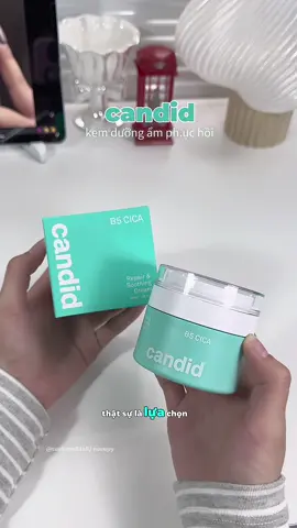 Kem dưỡng B5 Cica của nhà Candid được chị Hanna tin dùng thì mấy bà yên tâm nè ✨ sáng dậy là thấy da bất ngờ lun á nha 😘#candid #kemduongcandid #kemduongphuchoi #candidskincare #b5cica 