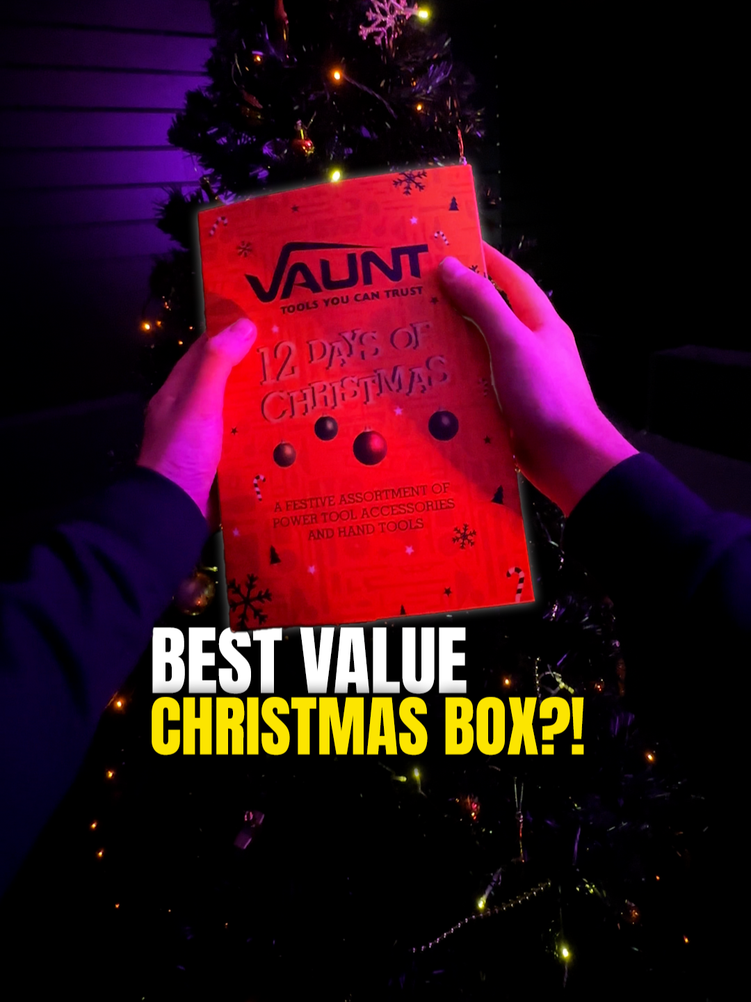 Name a better bang-for-your-buck Christmas tool box… we’ll wait 😌🎄🔧 The Vaunt Christmas Box is packed with value and it’s available now at ITS.co.uk 🎁💥 #Powertools #DIY #adventcalendar