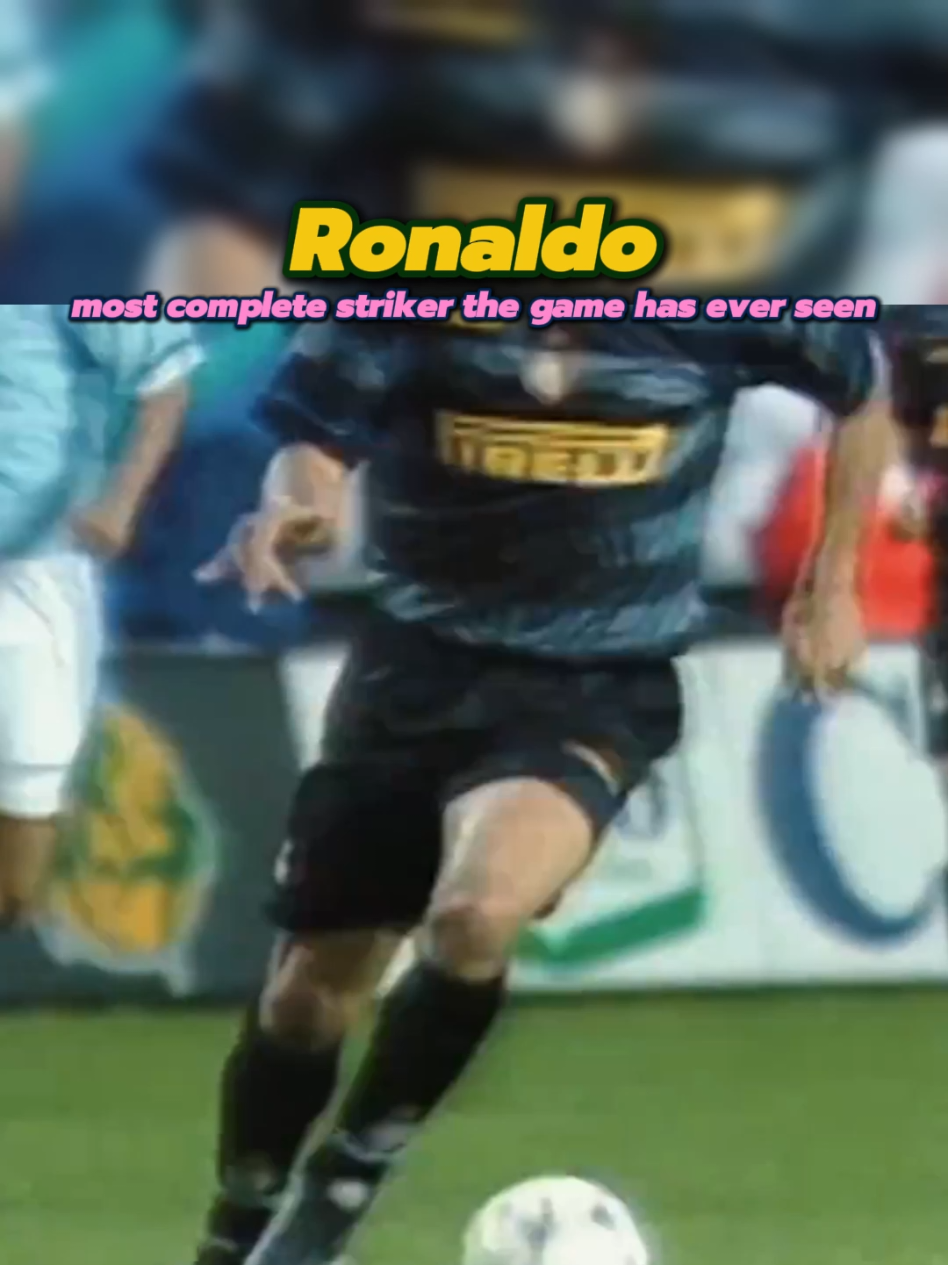 Ronaldo Fenomeno a forward like no other #brasil #r9 #intermilan #realmadrid #goat 