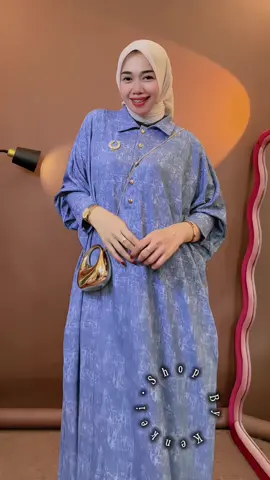 Blue 💙💙💙 #batwing #knit #ootdhijab #dress 