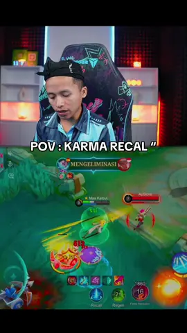 Makanya kalau recal sekali aja bang . #mlbb 