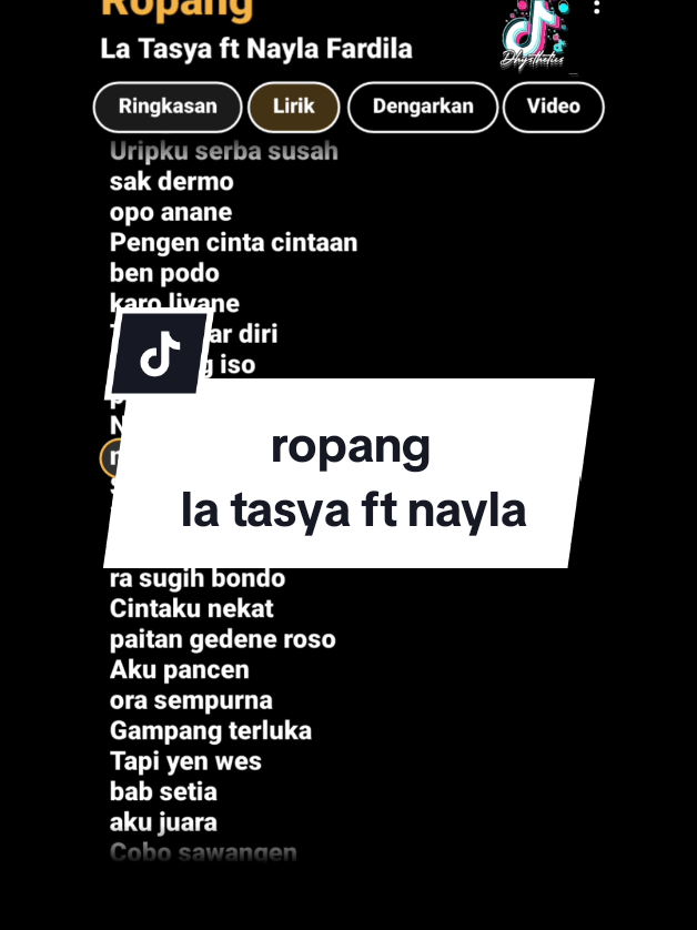 asikk ki 💃 .  #liriklagu #lirikgoogle #nyanyibareng #trendingsong #fyp 