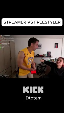 STREAMER VS FREESTYLER#colombia #freestyle #kick #dtotem