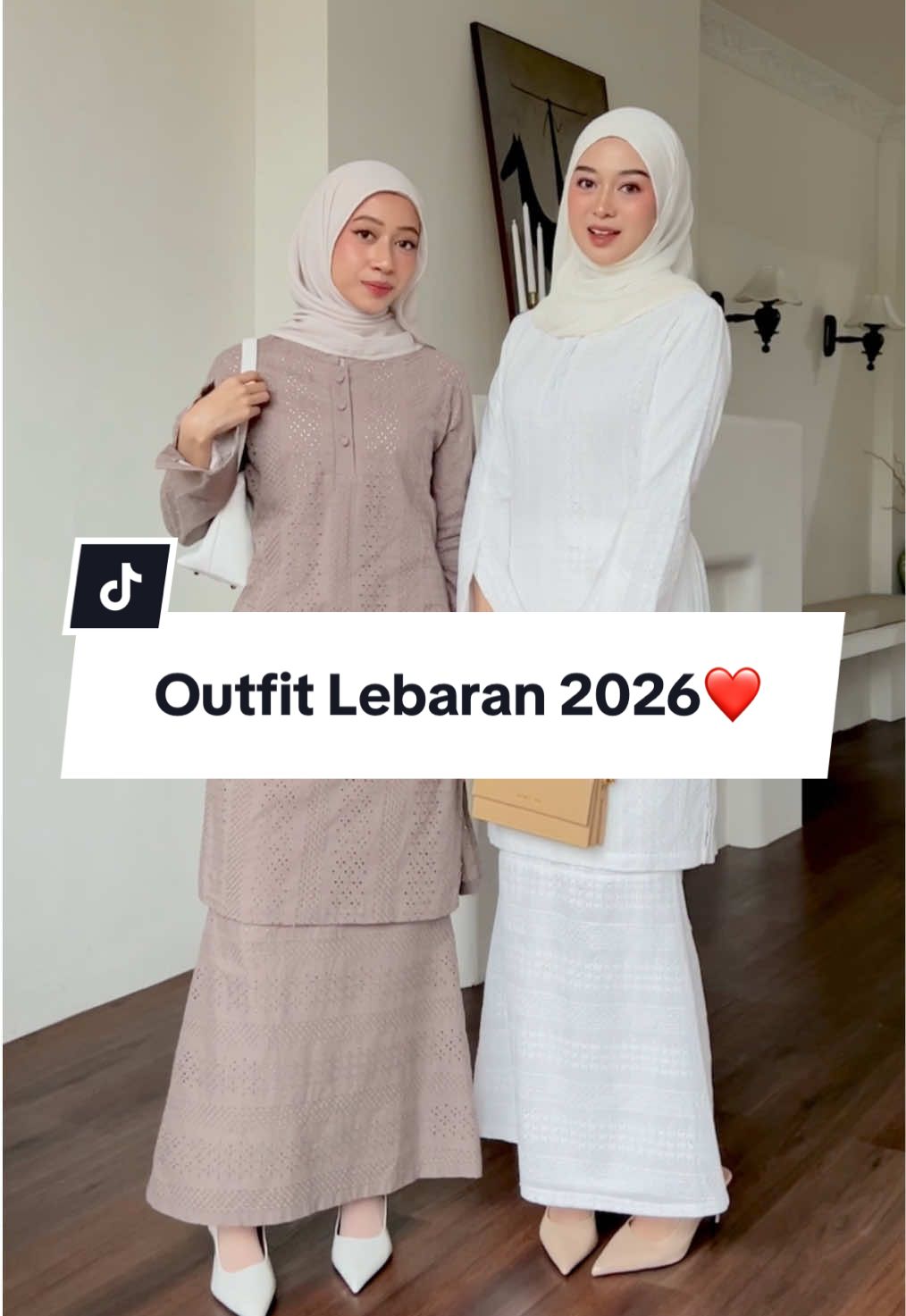 Fitcheck outfit lebaran 2026🤗✨ #bajulebaran2026 #outfitlebaran #oneset 
