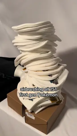 it’s getting crazy atp #pokemon #airbrushing #beanies 