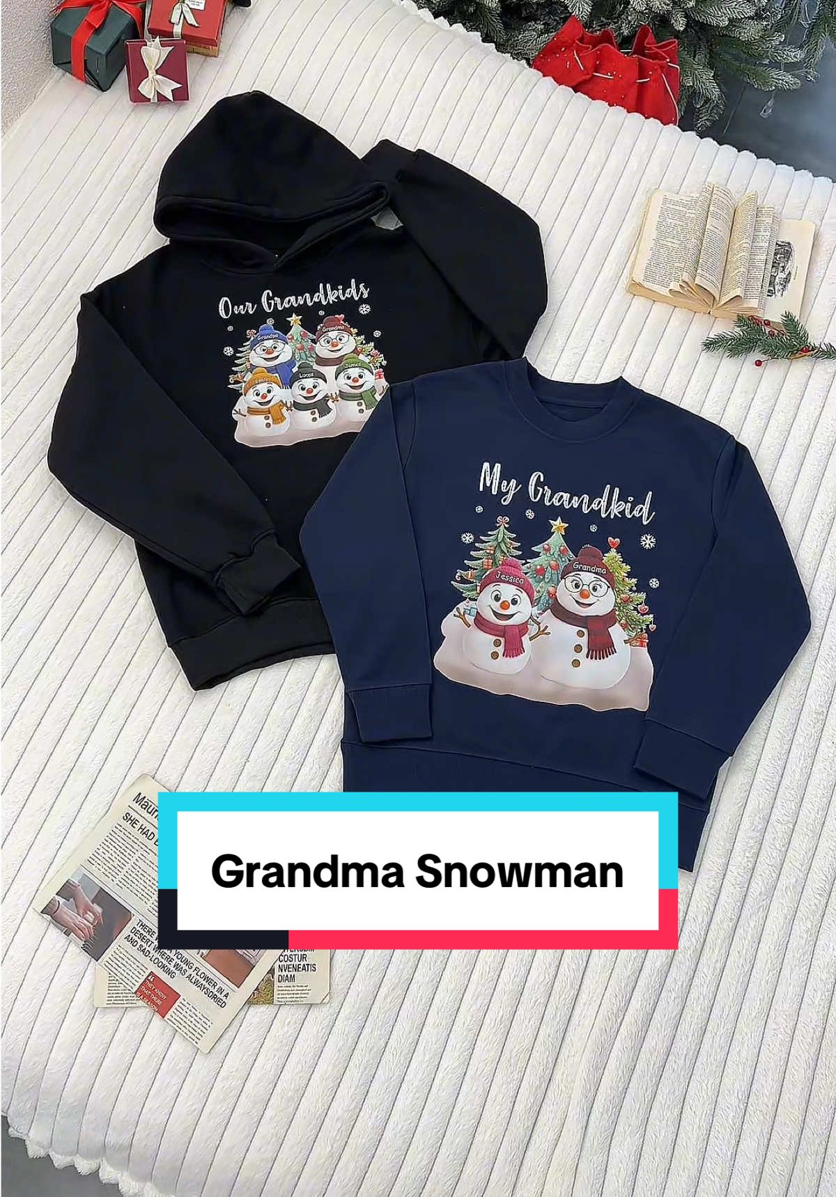 “Making memories with grandma and her little snowmen ❄️👵”  #grandmalove #christmasshirt #familymatching #holidaystyle #macorner 