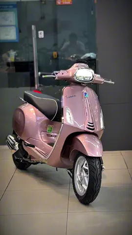 Vespa Sprint Newcore đổi màu hồng nâu viền crom về với khách #vespa2025 #vespasprint2025 #vespanewcore #tuấnanhvespa #xuhuongtiktok 