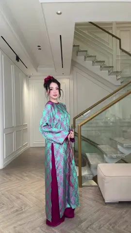 Từ đây tới Tết tryon đủ 100 bộ áo dài nha :)) #review #xh #xhtiktok #viral #aodai 