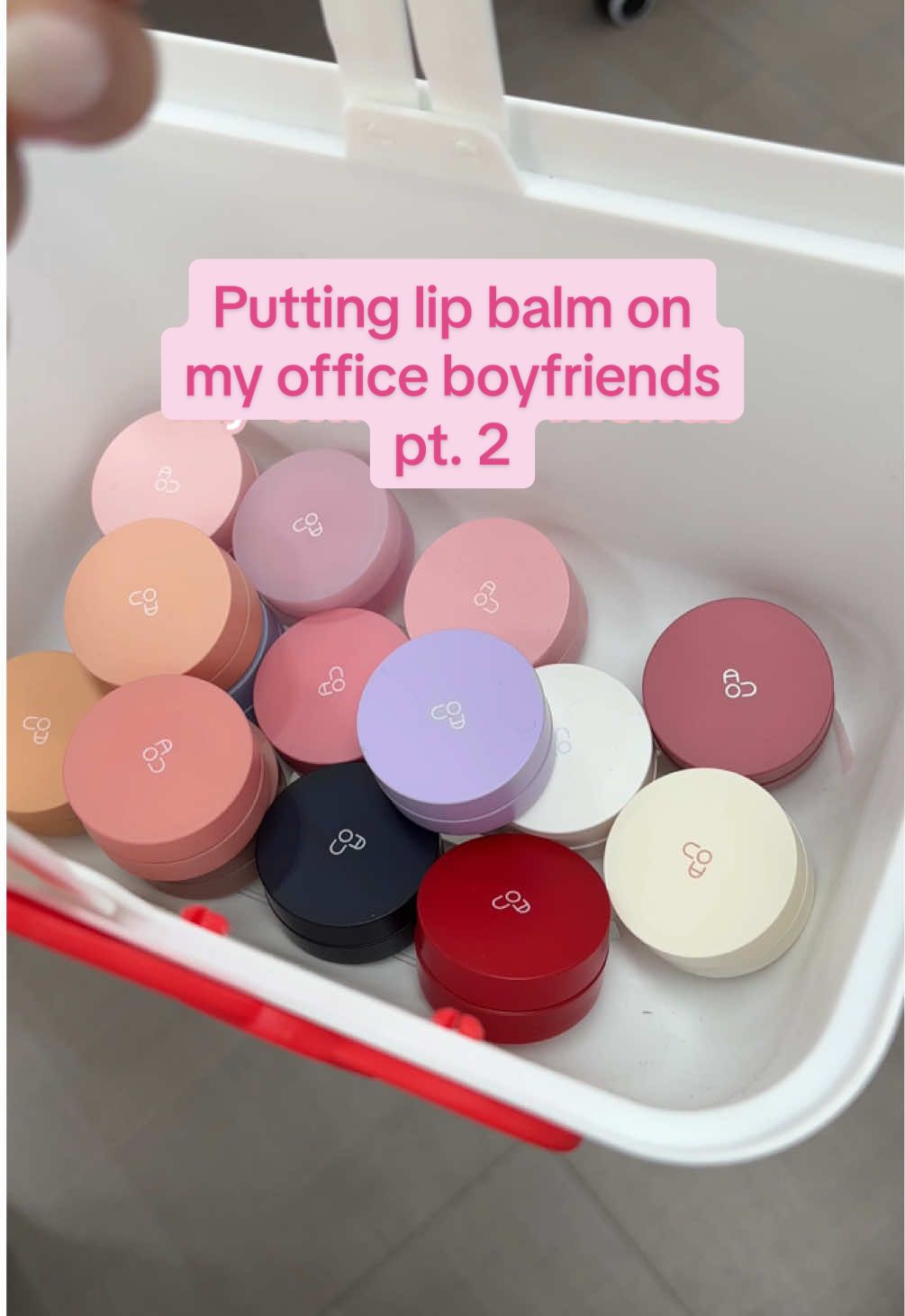Replying to @Sophie which one is your fav? (I’m not talking about the lip balms)🥰 #aou #aoucosmetics #kbeauty #lipbalm #officehumor 
