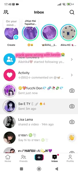 prank matra ho yrr bestie 😭😭@Sw E TY🐇🪽 #prankgonewrong😭 