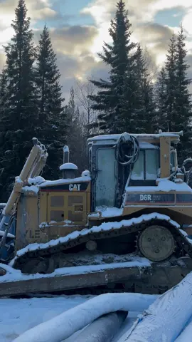 -17° kallstart😎  #entreprenad #fyp #bandtraktor #d6 