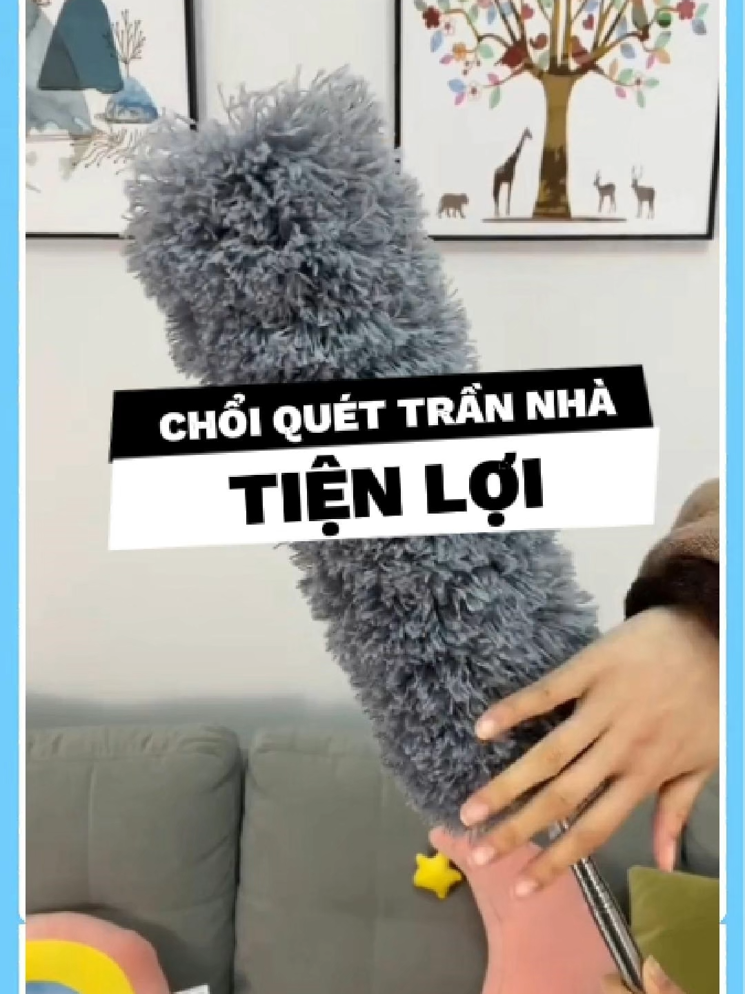 Chổi Quét Trần Tĩnh Điện Dài 2.8m – Dọn Nhà Nhàn Hơn Hẳn! #choiquettrannha #duyne0710 #giadungthongminh #giadungtienich #xuhuong #donnhadontet