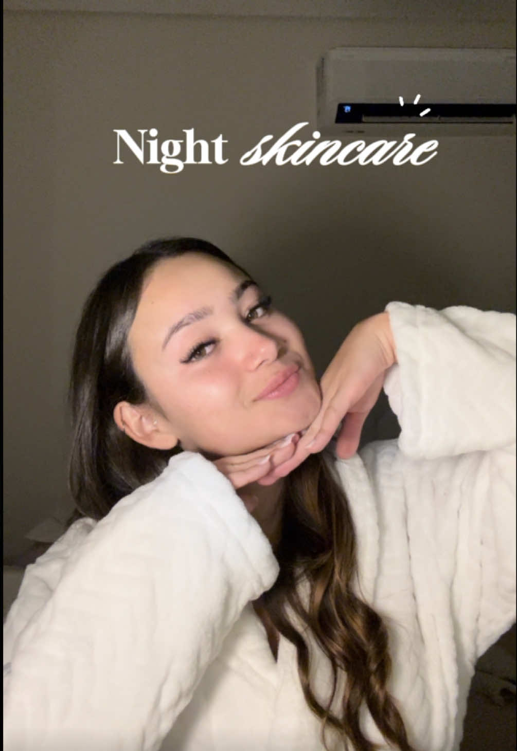 Night skincare 🌟 #skincare #beauty #fyp #girl #foryou 