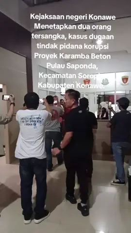 Kejaksaan Negeri (Kejari) Konawe secara resmi menetapkan dua tersangka dalam kasus dugaan tindak pidana korupsi proyek pembangunan keramba beton berbasis nelayan di Pulau Saponda, Kecamatan Soropia, Kabupaten Konawe. Penetapan tersangka tersebut dilakukan pada Rabu, 19 November 2025.